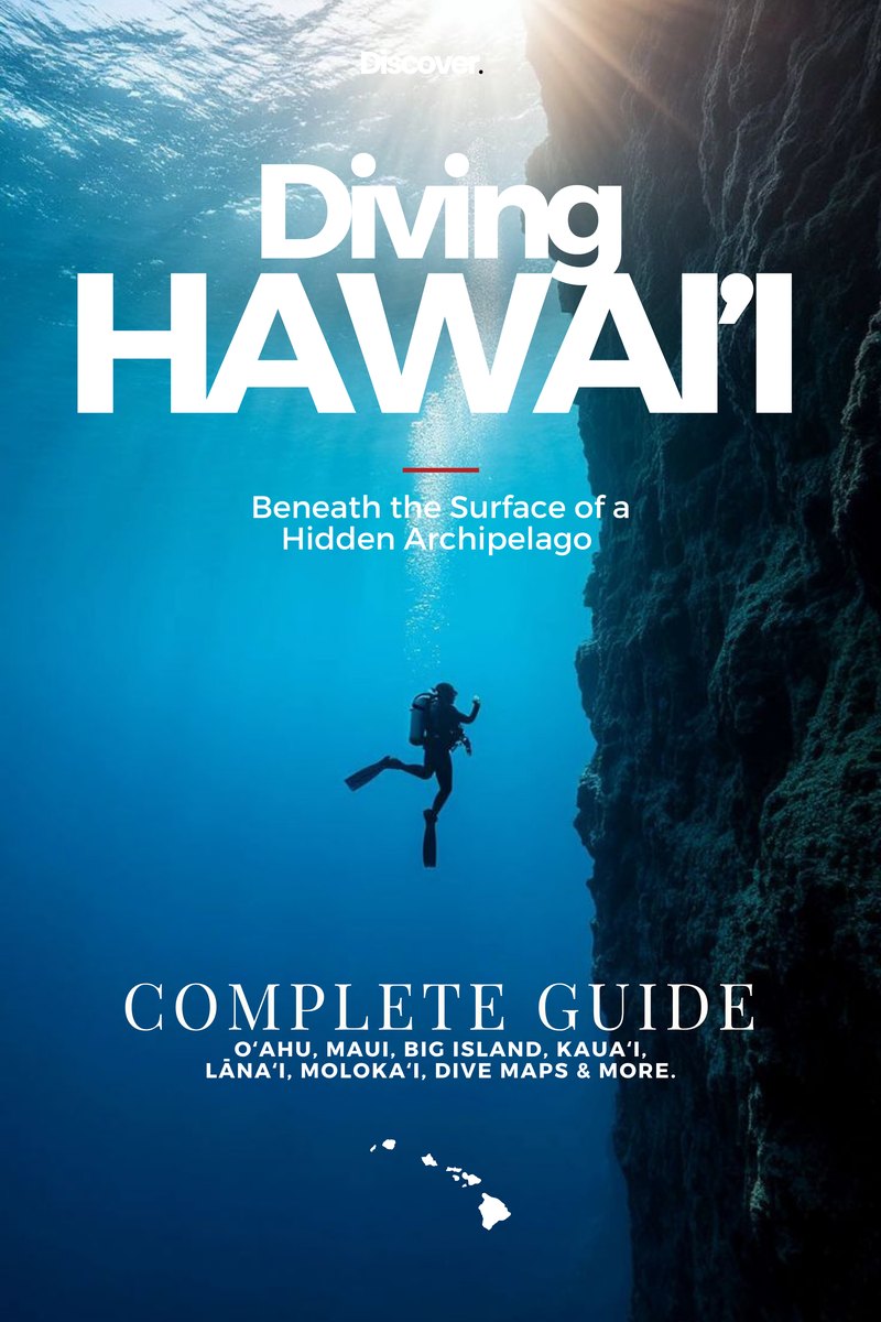 Discover Diving Hawaii: Beneath the Surface of a Hidden Archipelago, book cover